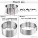 Agile-shop Stainless Steel 6 to10 Inch Adjustable Size Mousse Ring expandable cake ring Baking tool - B01EQ4HT0E